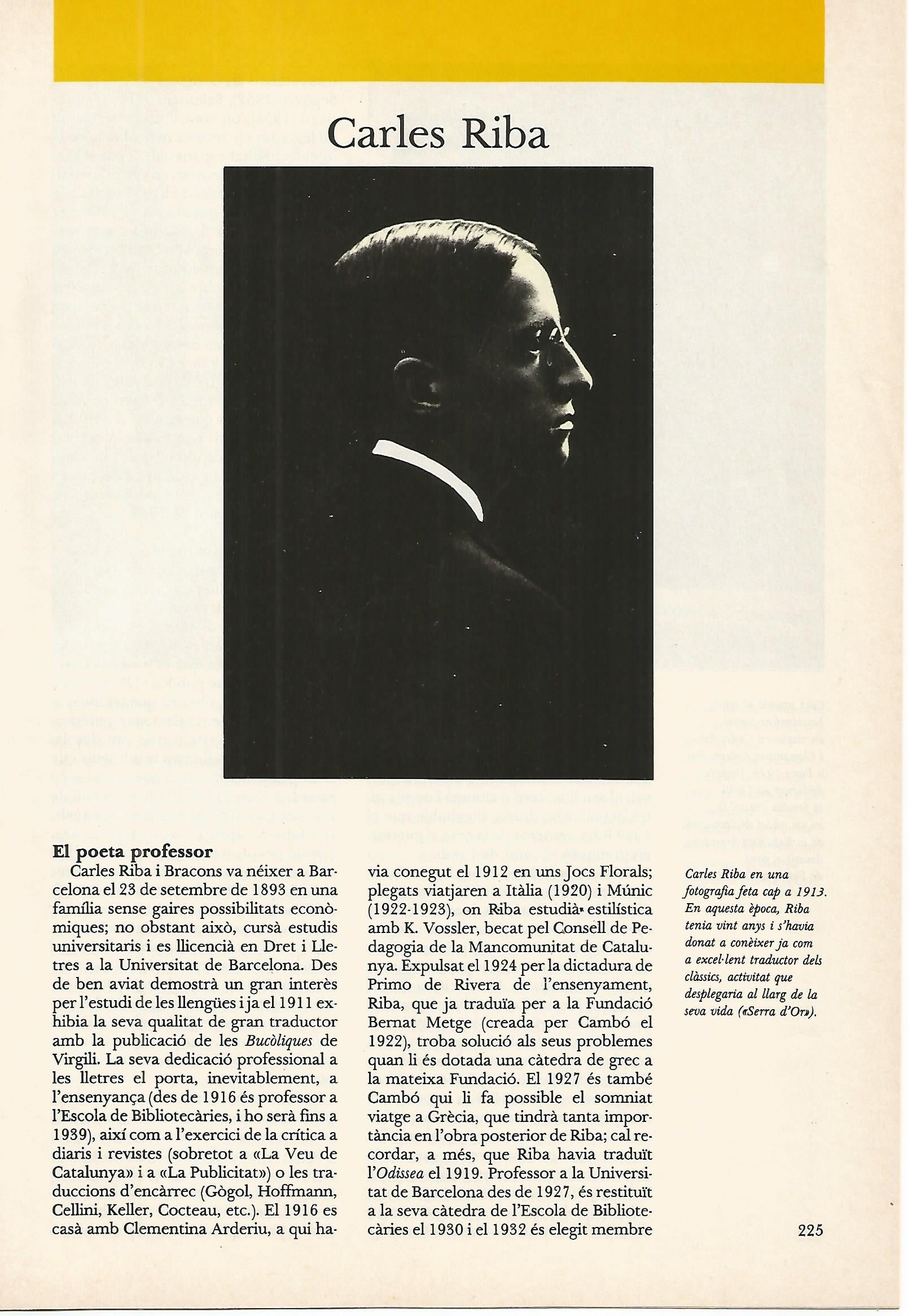 FASCICULO 0073: CARLES RIBA
