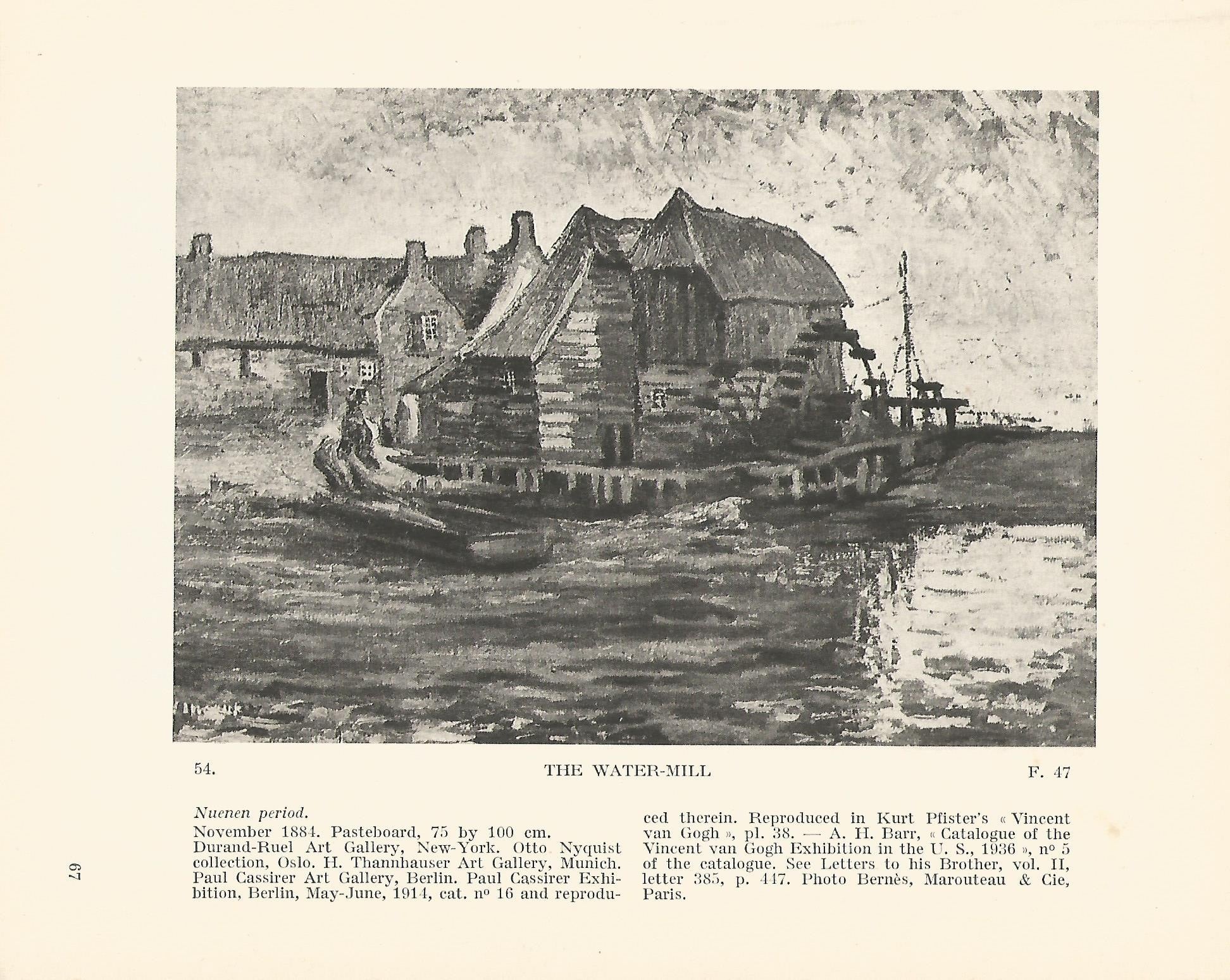 LAMINA 1219: VAN GOGH. The Water-Mill