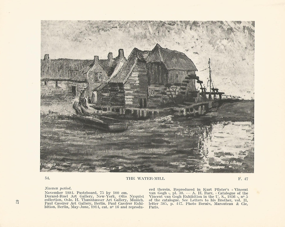 LAMINA 1219: VAN GOGH. The Water-Mill