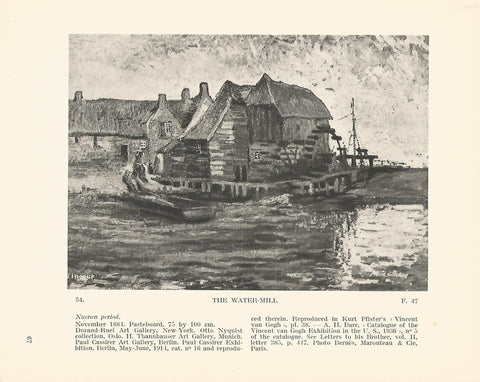 LAMINA 1219: VAN GOGH. The Water-Mill