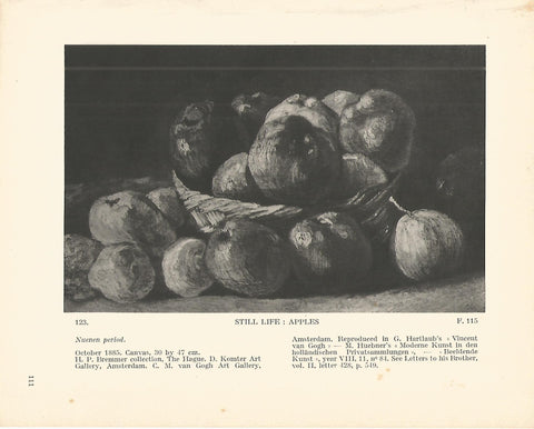 LAMINA 1242: VAN GOGH. Apples