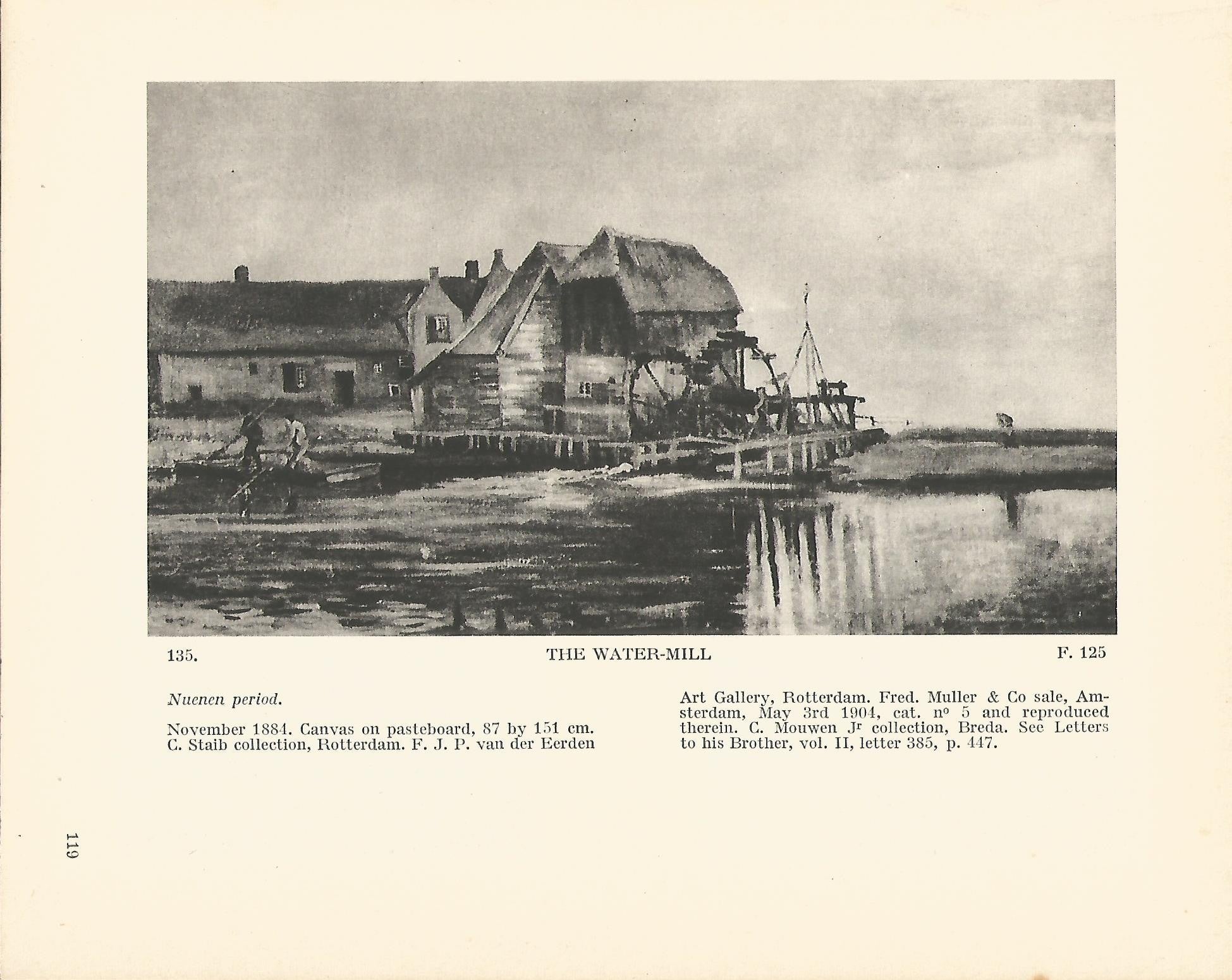 LAMINA 1246: VAN GOGH. The Water-Mill