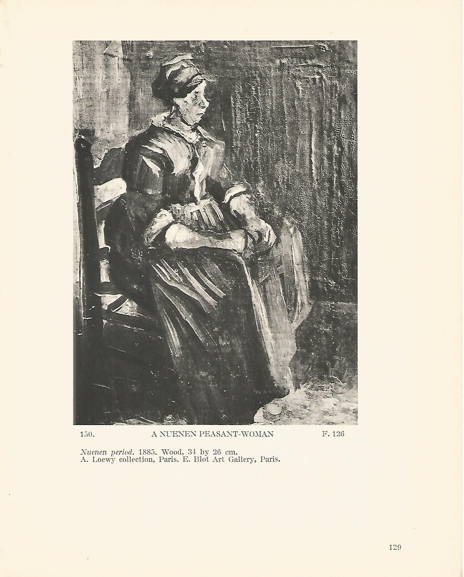 LAMINA 1251: VAN GOGH. A Nuenen Peasant-Woman