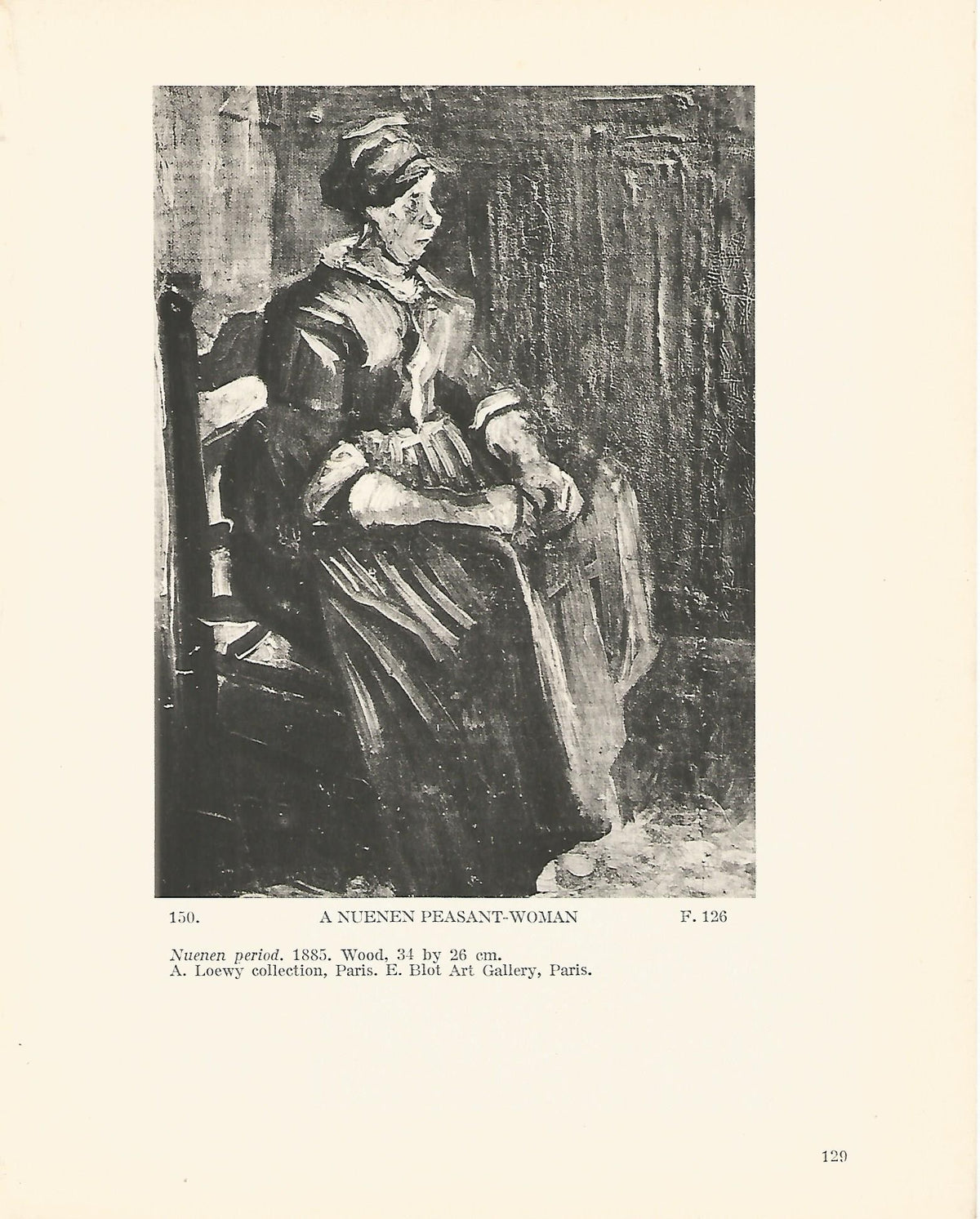 LAMINA 1251: VAN GOGH. A Nuenen Peasant-Woman