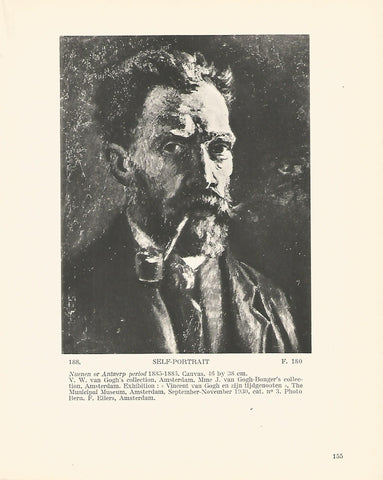 LAMINA 1264: VAN GOGH. Self-portrait
