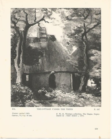 LAMINA 1266: VAN GOGH. The Cottage under the Trees