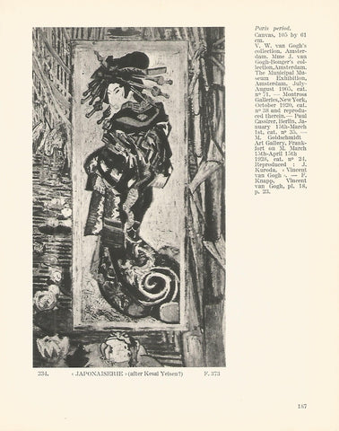 LAMINA 1281: VAN GOGH. Japonaiserie