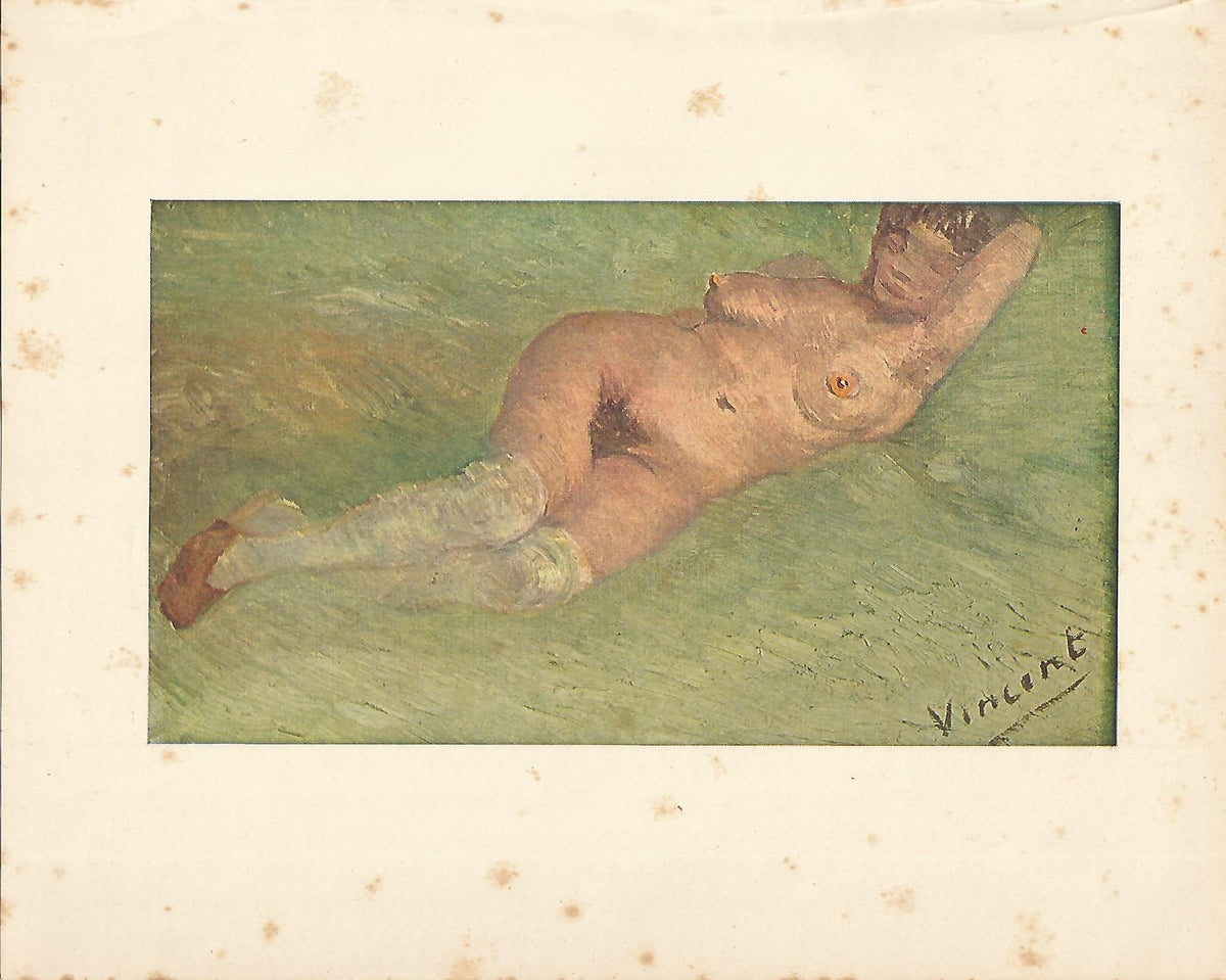 LAMINA 1284: VAN GOGH. Nude Woman reclining