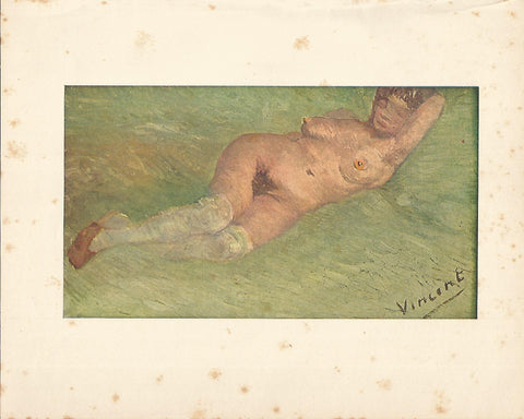 LAMINA 1284: VAN GOGH. Nude Woman reclining