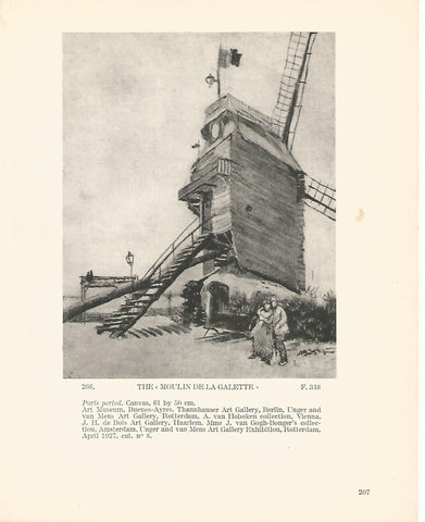 LAMINA 1292: VAN GOGH. The Moulin de la Galette