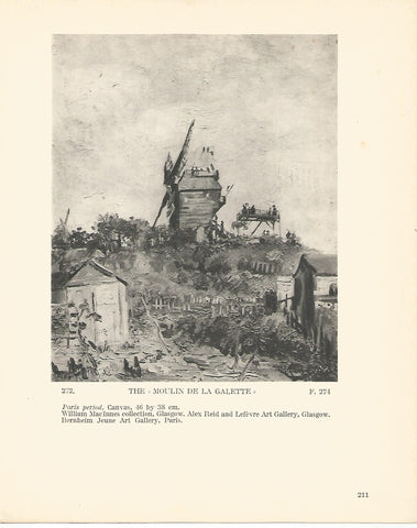 LAMINA 1295: VAN GOGH. The Moulin de la Galette