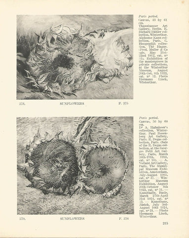 LAMINA 1297: VAN GOGH. Sunflowers