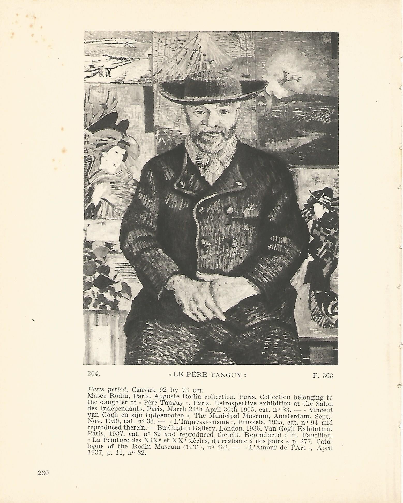 LAMINA 1305: VAN GOGH. Le pere Tanguy
