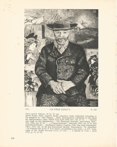 LAMINA 1305: VAN GOGH. Le pere Tanguy