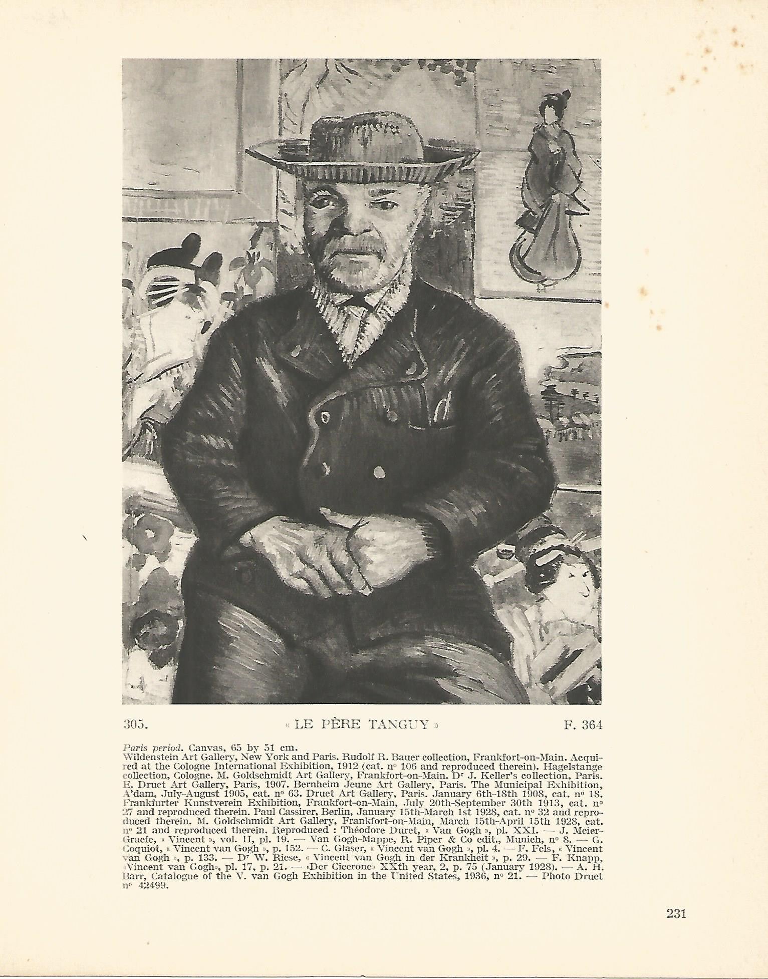 LAMINA 1306: VAN GOGH. Le pere Tanguy