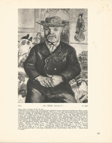 LAMINA 1306: VAN GOGH. Le pere Tanguy