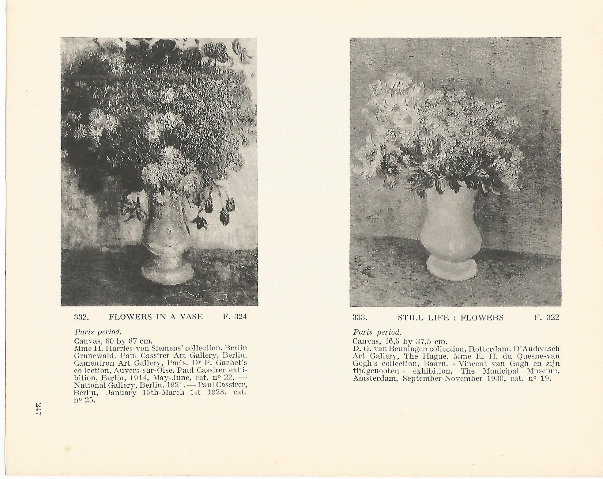 LAMINA 1314: VAN GOGH. Flowers in a vase. Flowers
