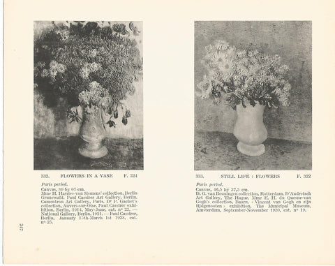 LAMINA 1314: VAN GOGH. Flowers in a vase. Flowers