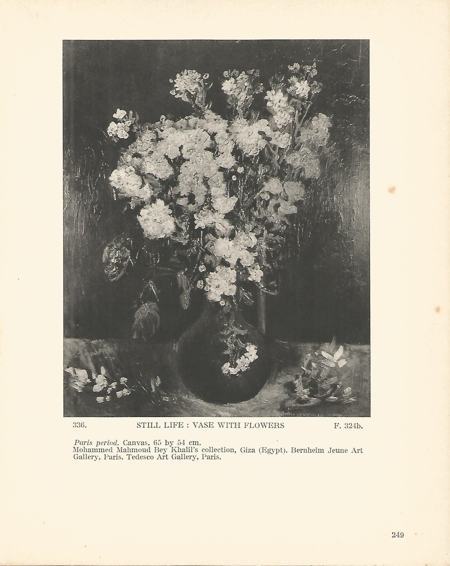 LAMINA 1315: VAN GOGH. Vase with flowers
