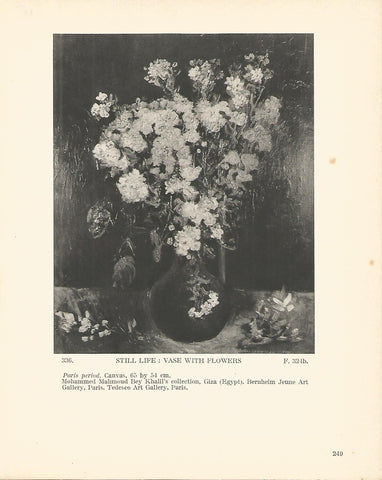 LAMINA 1315: VAN GOGH. Vase with flowers
