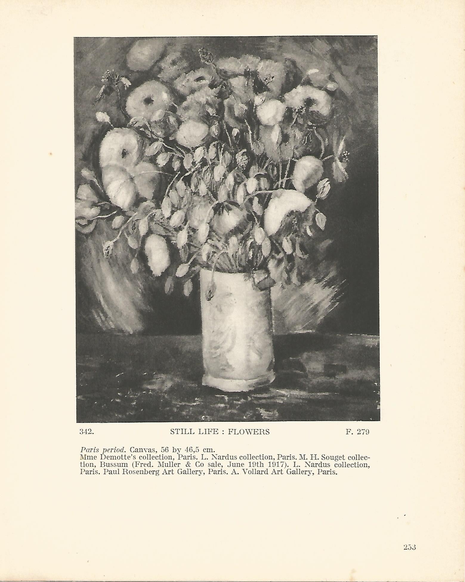 LAMINA 1317: VAN GOGH. Flowers