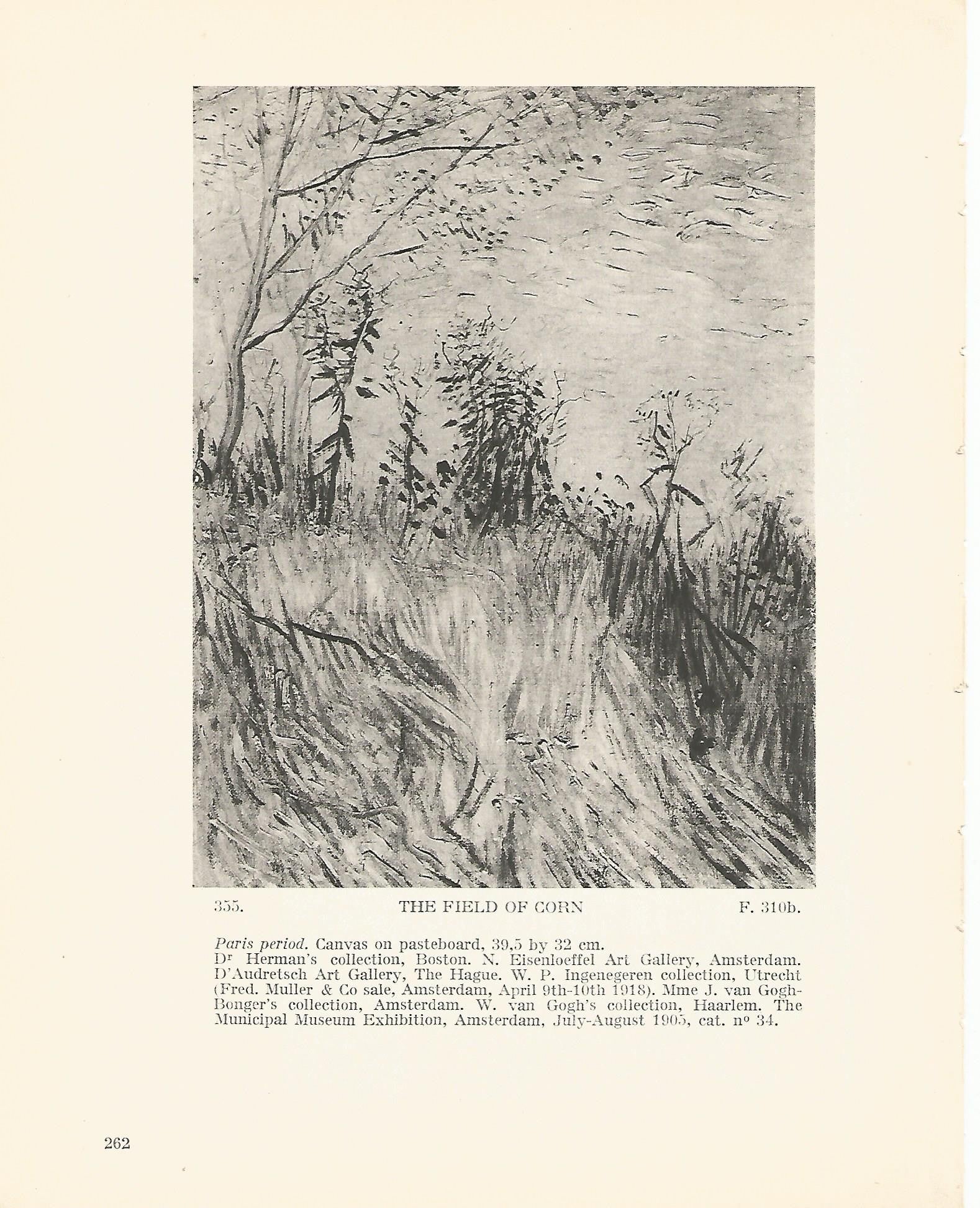 LAMINA 1321: VAN GOGH. The Field of Corn