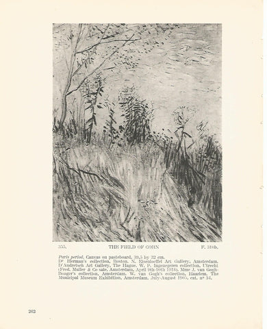 LAMINA 1321: VAN GOGH. The Field of Corn
