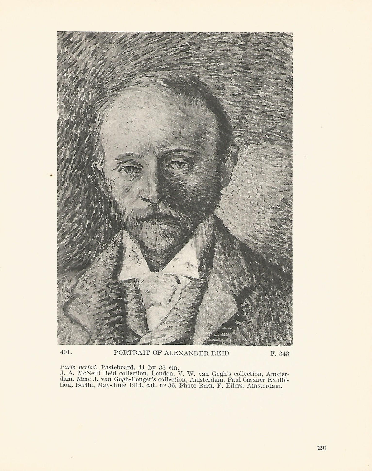 LAMINA 1336: VAN GOGH. Portrait of Alexander Reid