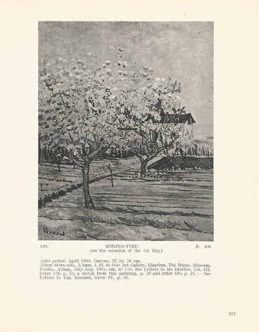 LAMINA 1351: VAN GOGH. Spring-time