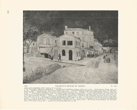 LAMINA 1368: VAN GOGH. Vincents House in Arles