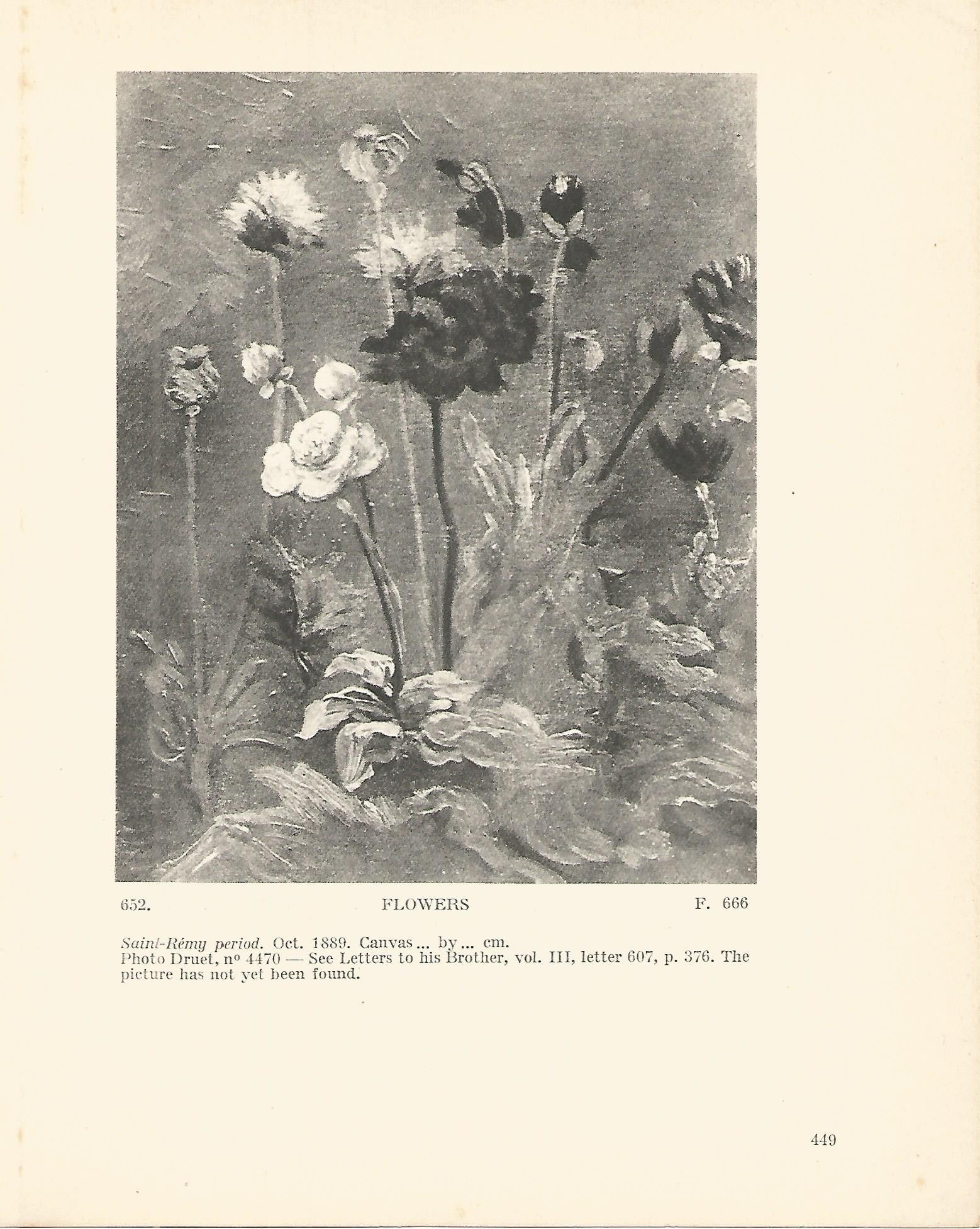 LAMINA 1424: VAN GOGH. Flowers