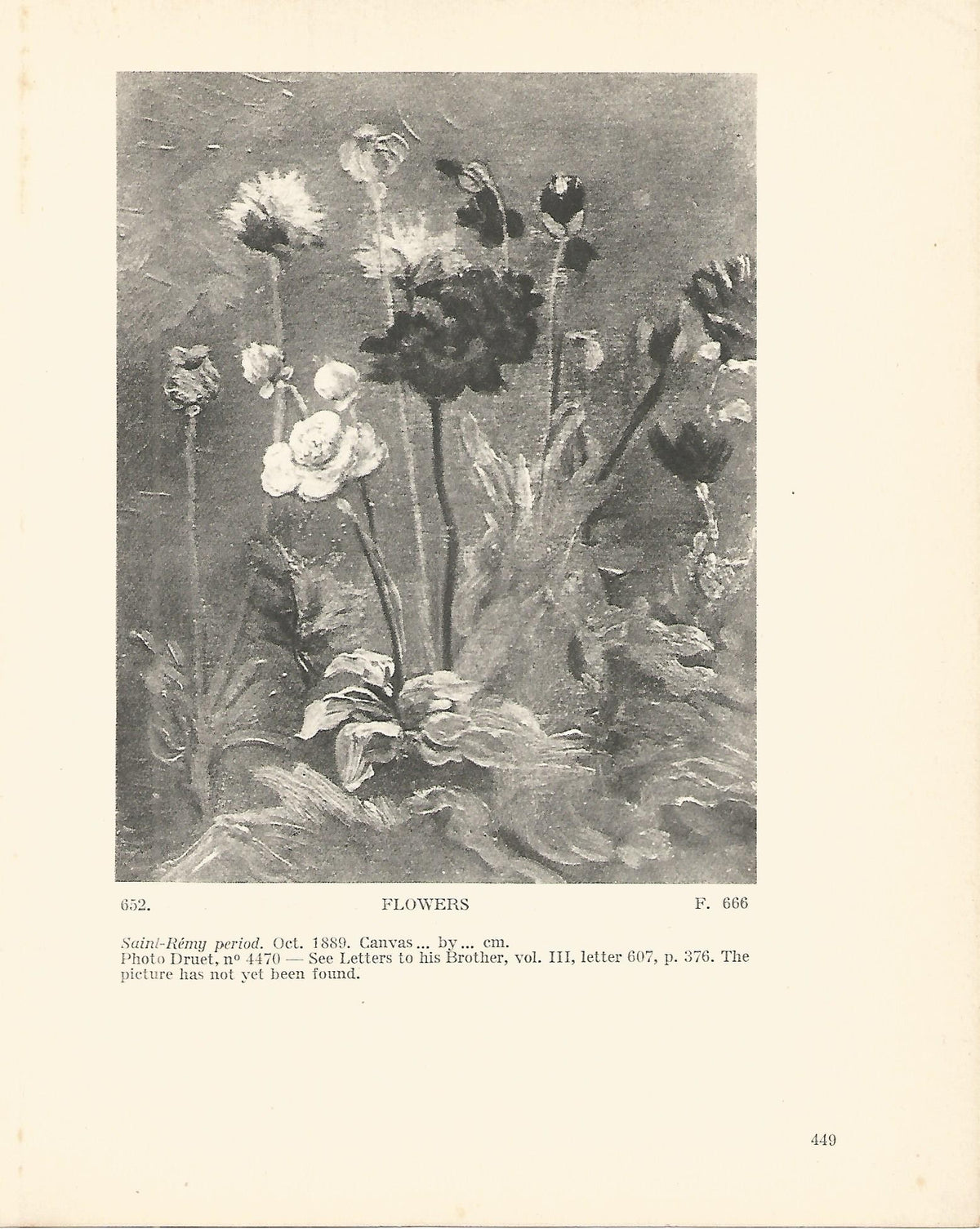 LAMINA 1424: VAN GOGH. Flowers