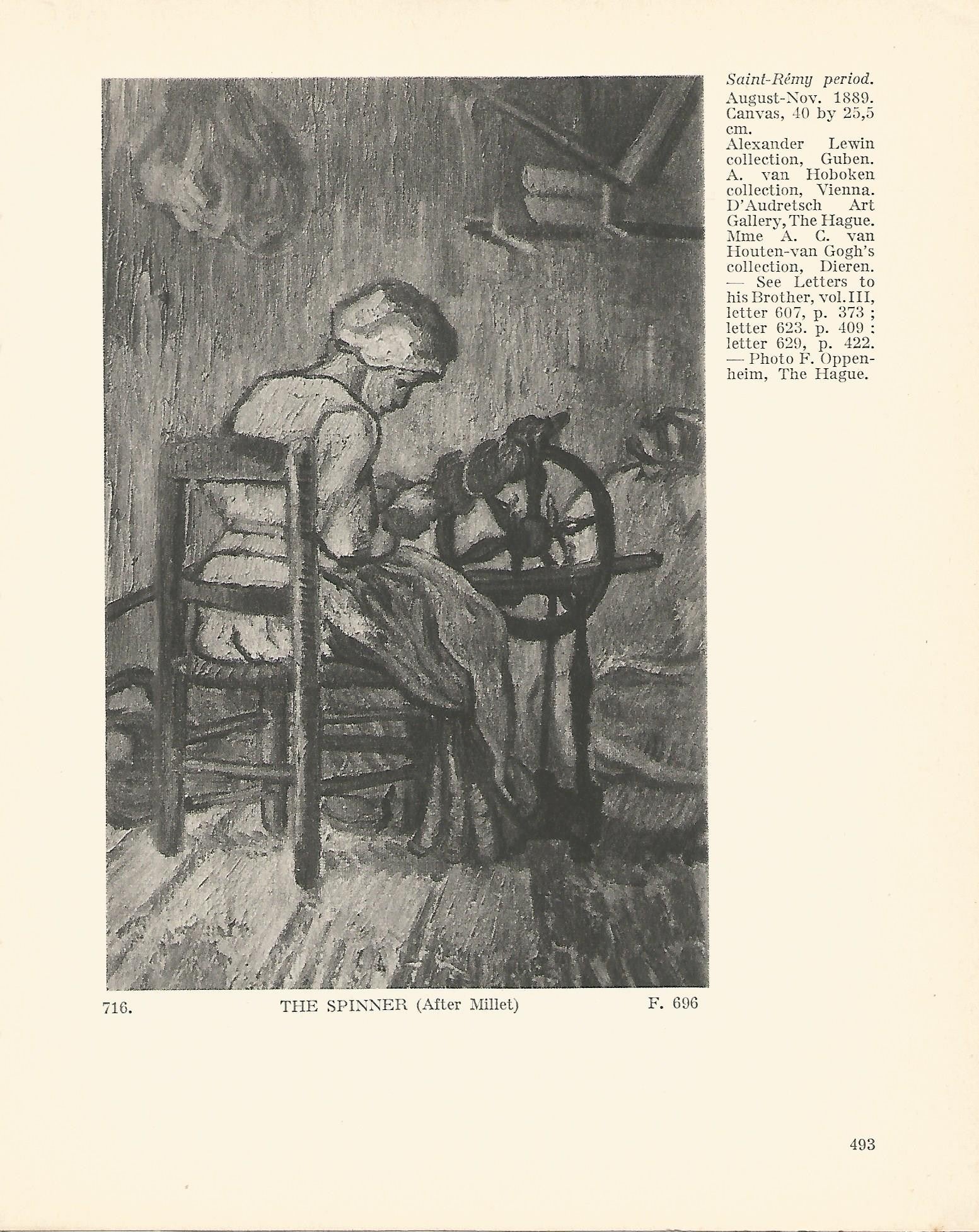 LAMINA 1445: VAN GOGH. The Spinner