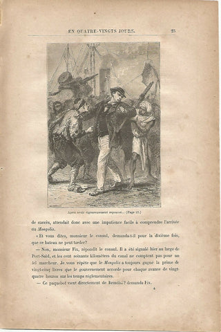 LAMINA 1202: VERNE. Apres avoir vogoureusement repousse…