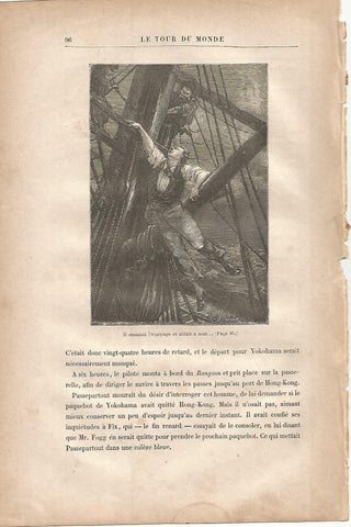 LAMINA 1219: VERNE. Il etonnait l equipage et aidait a tout….