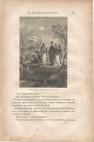 LAMINA 1222: VERNE. Votre Honneur cherche un bateau?