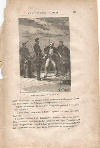 LAMINA 1244: VERNE. Pirate! Secria Andrew Speedy