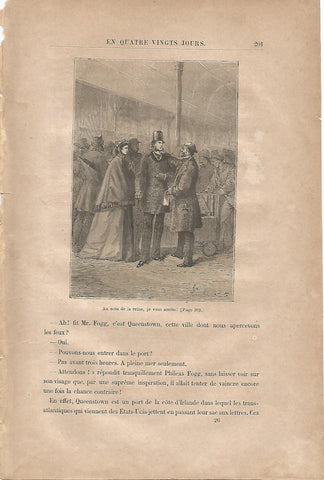 LAMINA 1246: VERNE. Au nom de la reine je vous arrete!