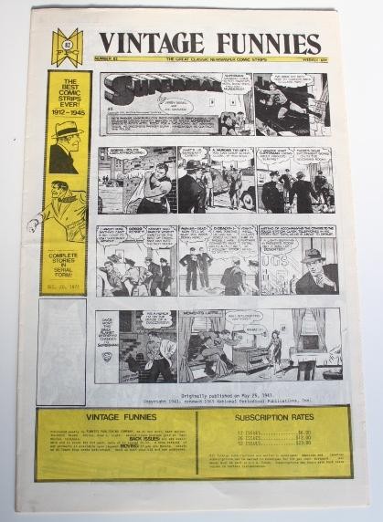 VINTAGE FUNNIES No.082 - The Great Classic Newspaper Comic Strips (1974)