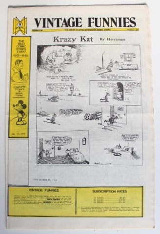 VINTAGE FUNNIES No.086 - The Great Classic Newspaper Comic Strips (1975)