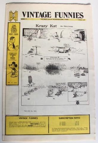 VINTAGE FUNNIES No.091 - The Great Classic Newspaper Comic Strips (1975)
