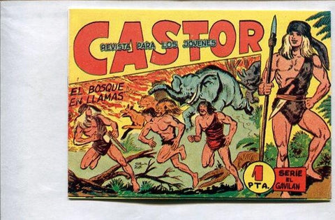 Castor de Manuel Gago, facsimil numero 16: El bosque en llamas