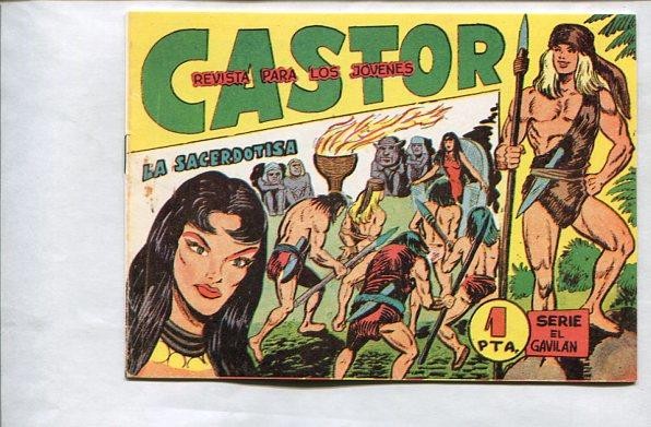 Castor de Manuel Gago, facsimil numero 18: La sacerdotisa