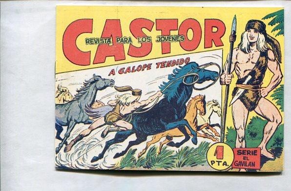 Castor de Manuel Gago, facsimil numero 36: A galope tendido