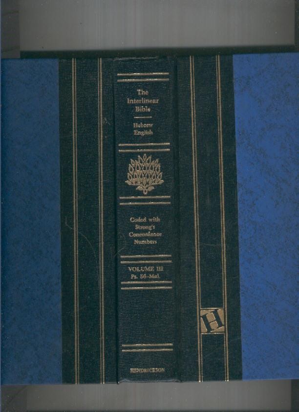 The Interlinear Hebrew-Aramaic Old Testament Volumen III