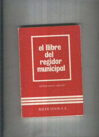 El llibre del regidor