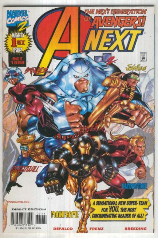 A-NEXT, The Next Generation of Avengers Vol.01, No.01: Second Coming