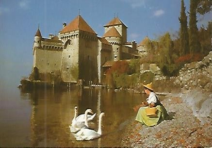 POSTAL 53003: CHATEAU DE CHILLON. SUIZA