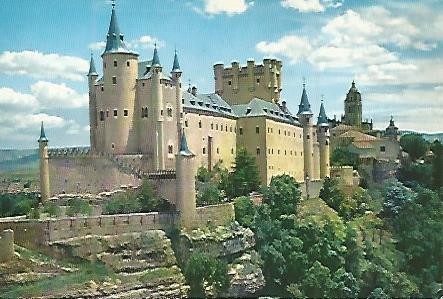 POSTAL 53049: SEGOVIA. EL ALCAZAR Y LA CATEDRAL