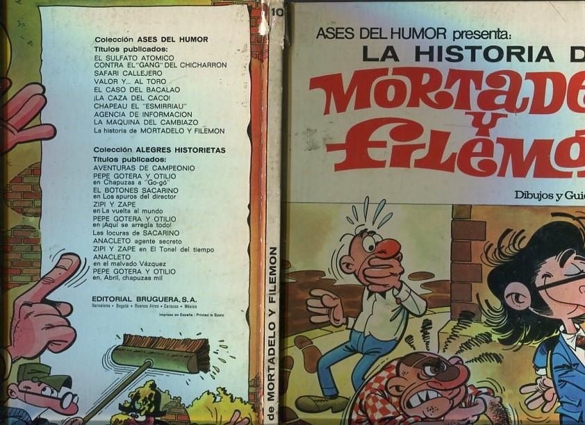 Ases de Humor numero 10: La historia de Mortadelo y Filemon (cubierta estropeada)